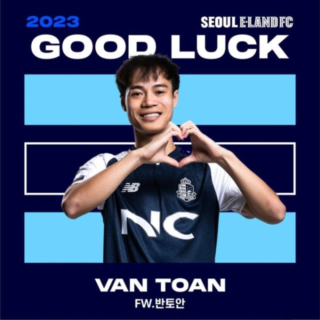 Nguyễn Văn Toàn chia tay câu lạc bộ Seoul E-Land sau 9 tháng 